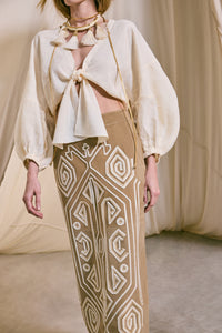 Nude / Pueblo Ancestral Skirt