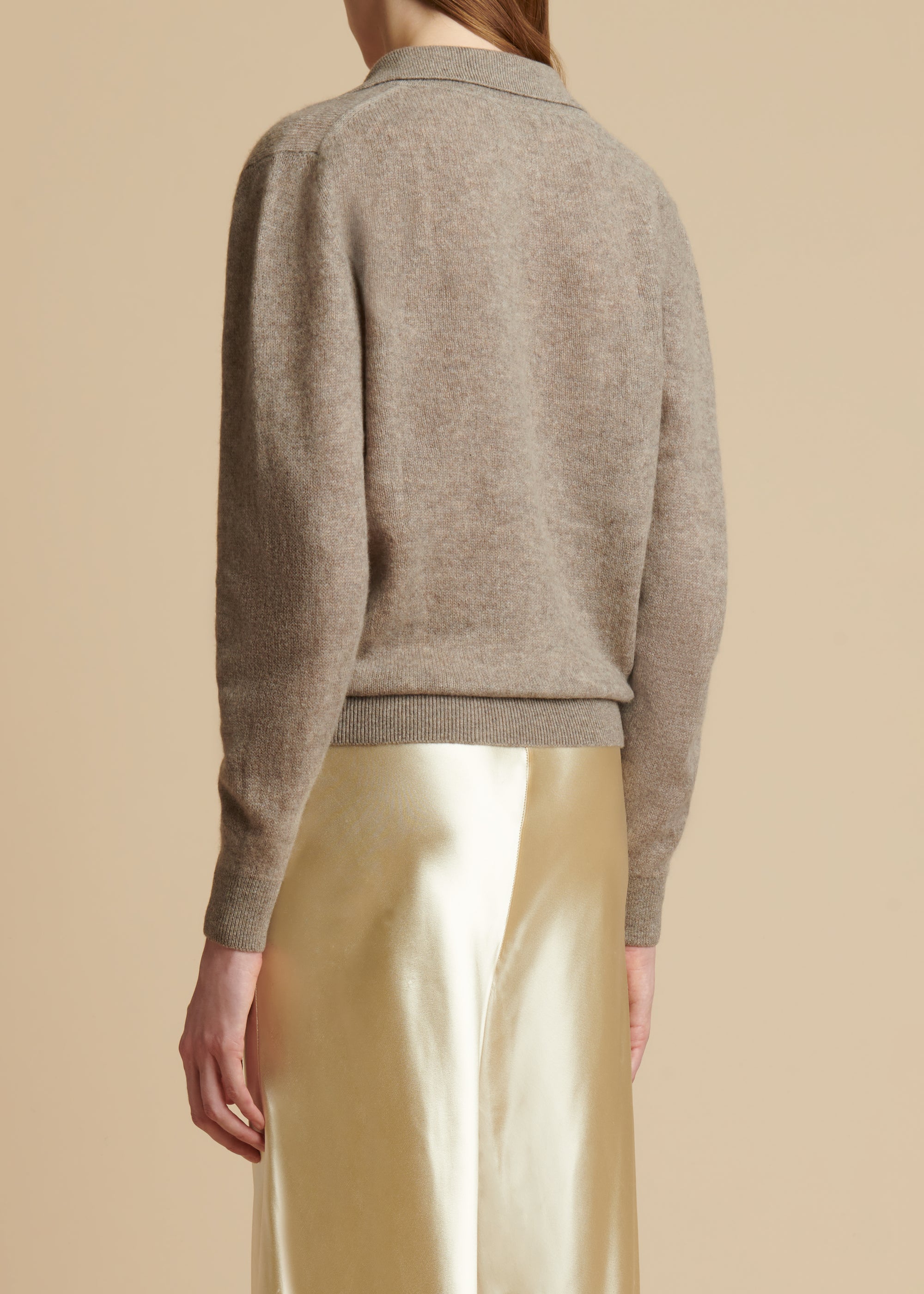 Jo sweater in cashmere - Barley