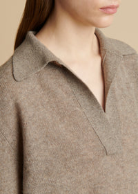 Jo sweater in cashmere - Barley