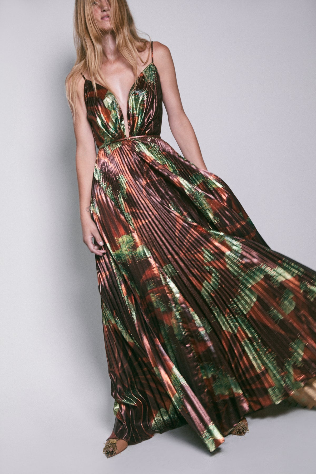 Brown / Western Gardens Dress