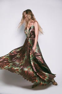 Brown / Western Gardens Dress