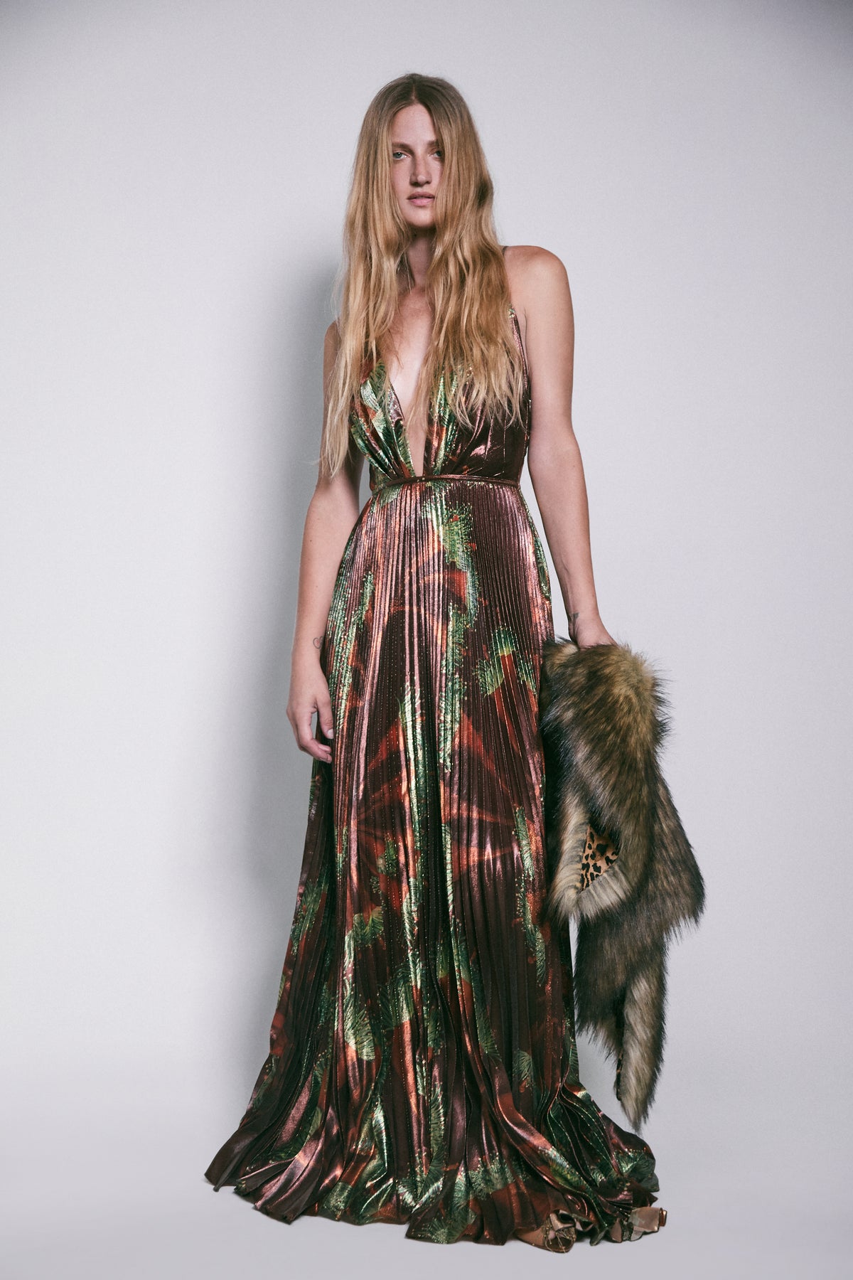 Brown / Western Gardens Dress