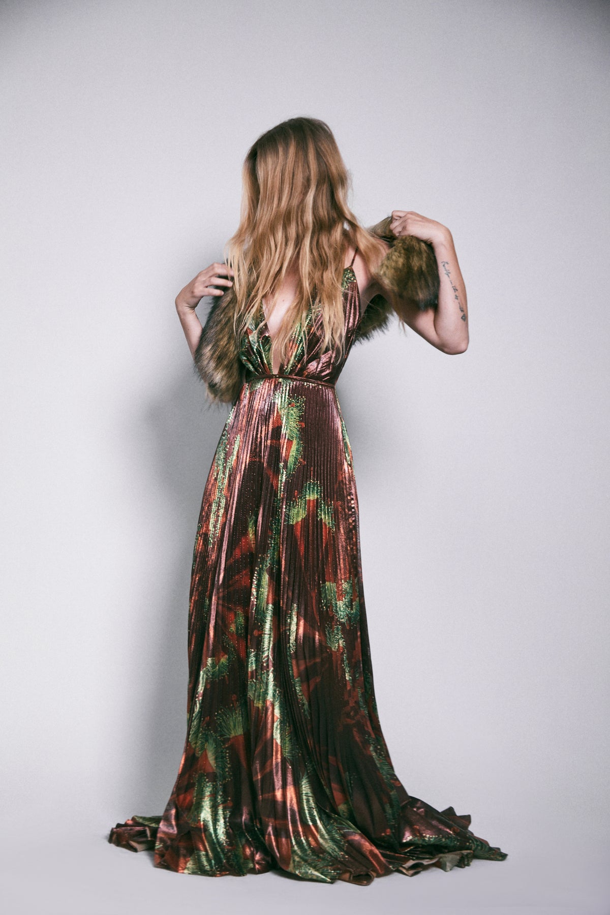 Brown / Western Gardens Dress