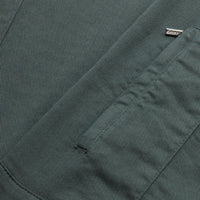 Denim jacket with topstitching - Green