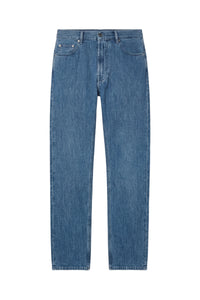 Pantalon taille haute en denim - Pale Blue Onyx