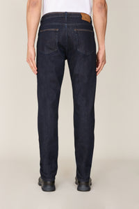 Pantalon ajusté en denim - Dark Navy