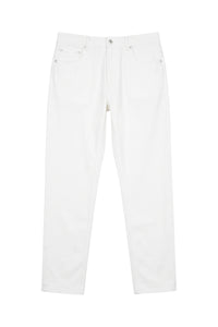 Pantalon coupe regular en denim - Natural White