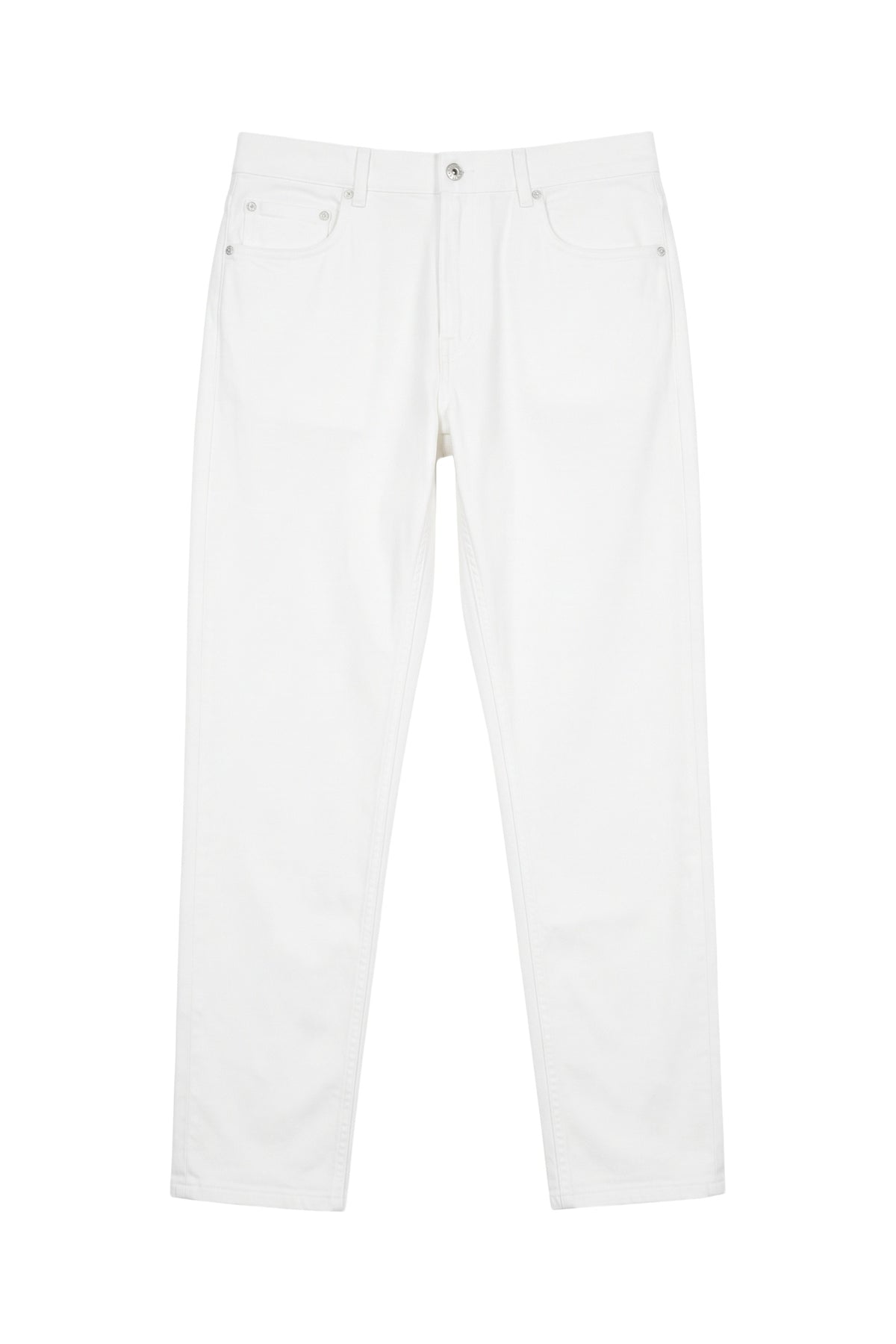 Pantalon coupe regular en denim - Natural White