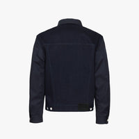 Veste à poches boutonnée en denim - Bleu
