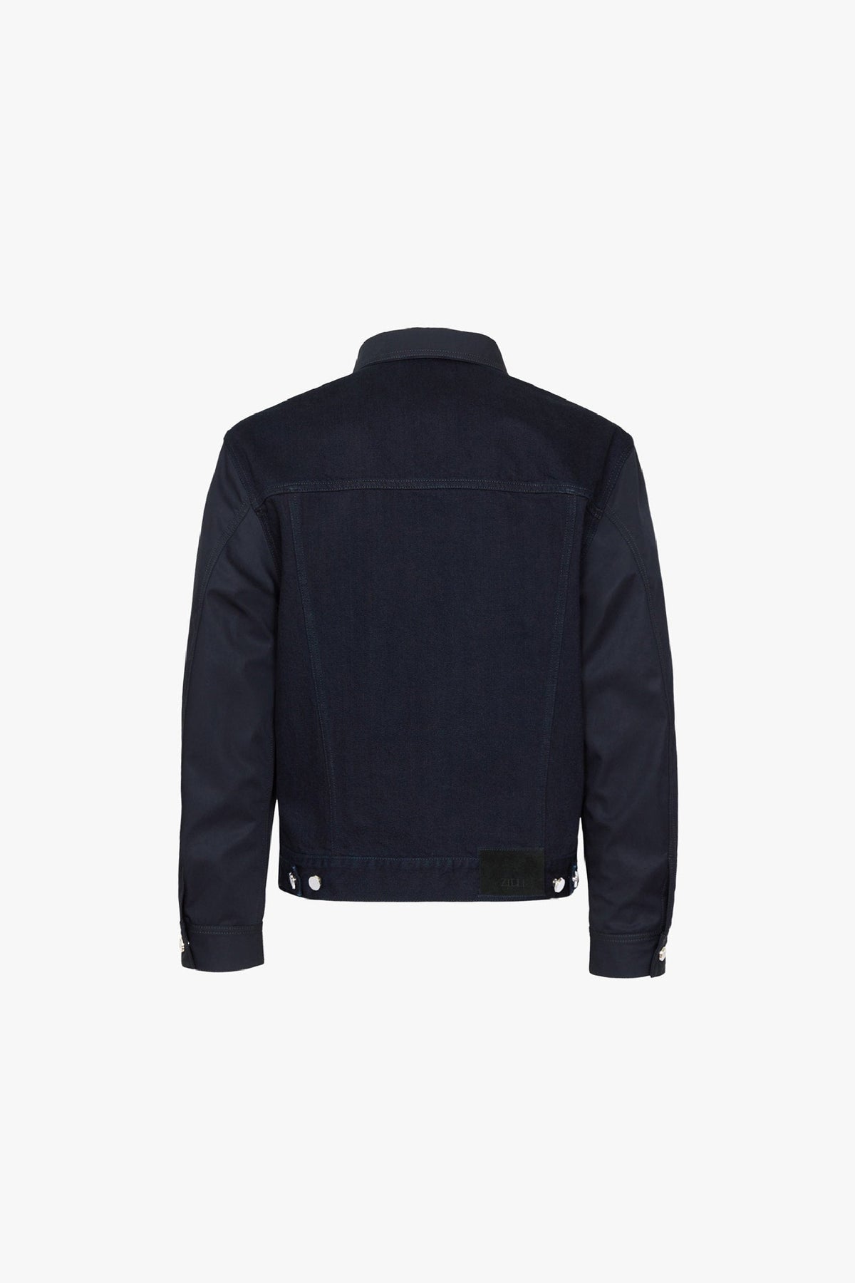 Button-up denim jacket with pockets - Blue