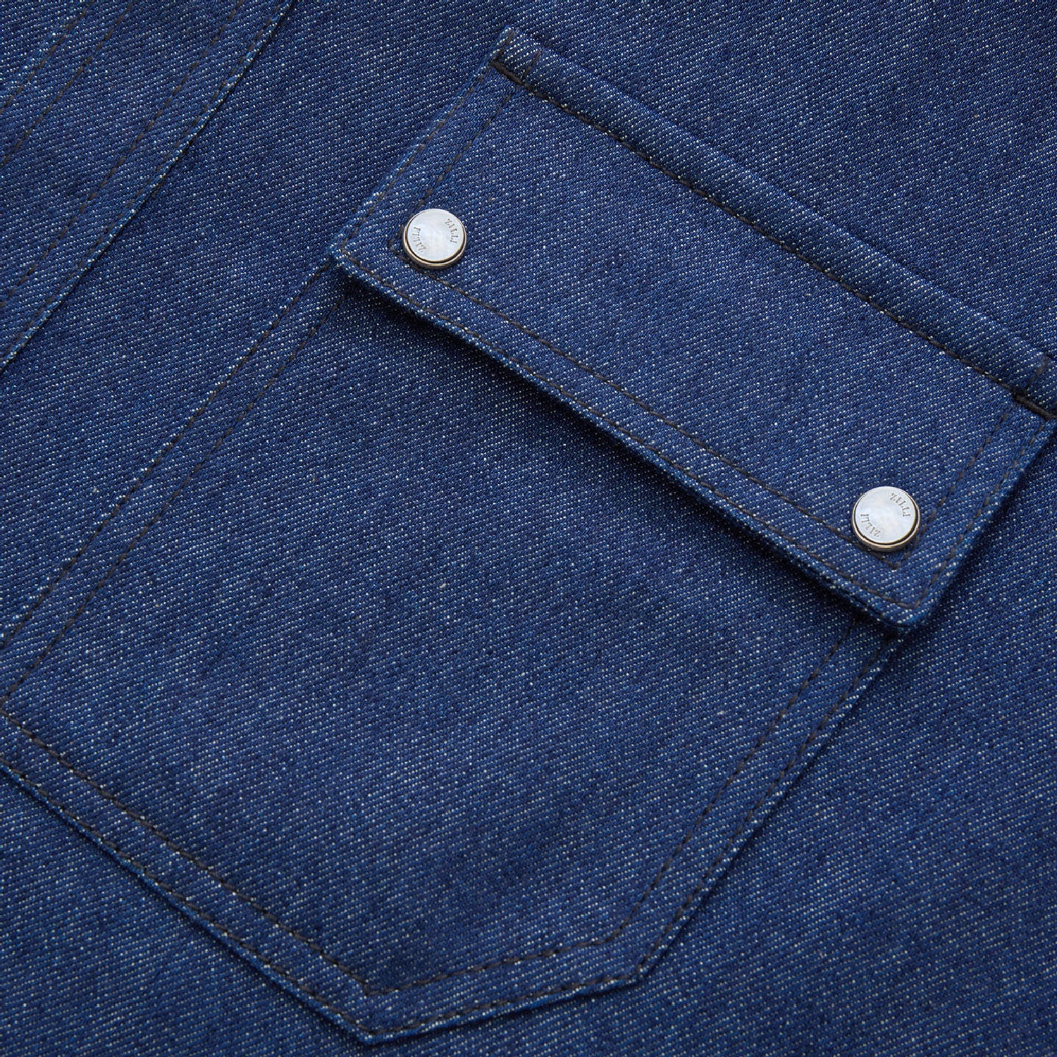 Chemise à motif imprimé - Bleu & Noir