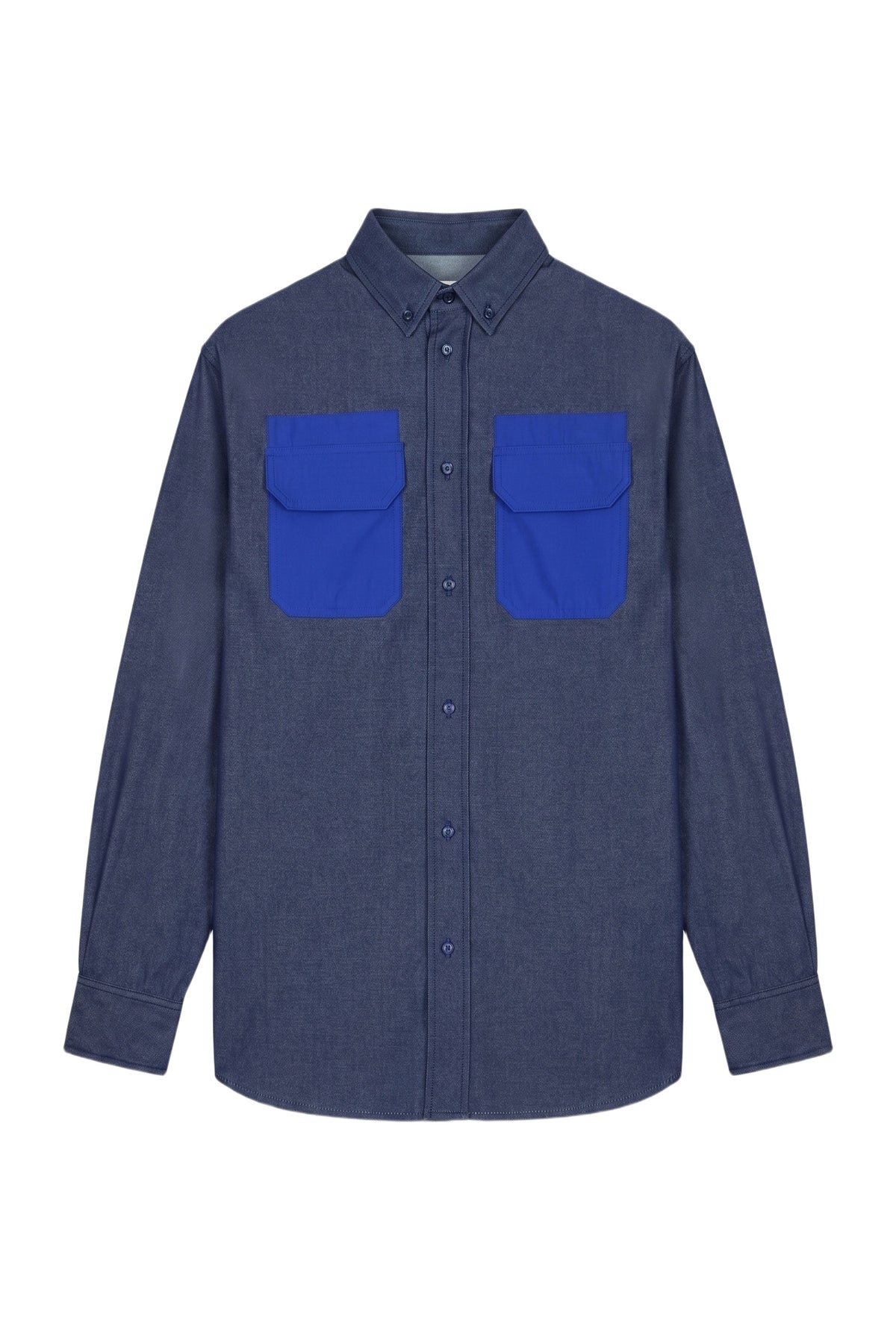 Chemise à poches contrastées - Blue Navy