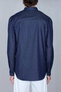 Chemise à poches contrastées - Blue Navy
