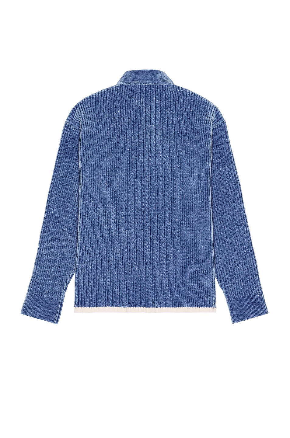 Polo Duci en maille bicolore - Blue