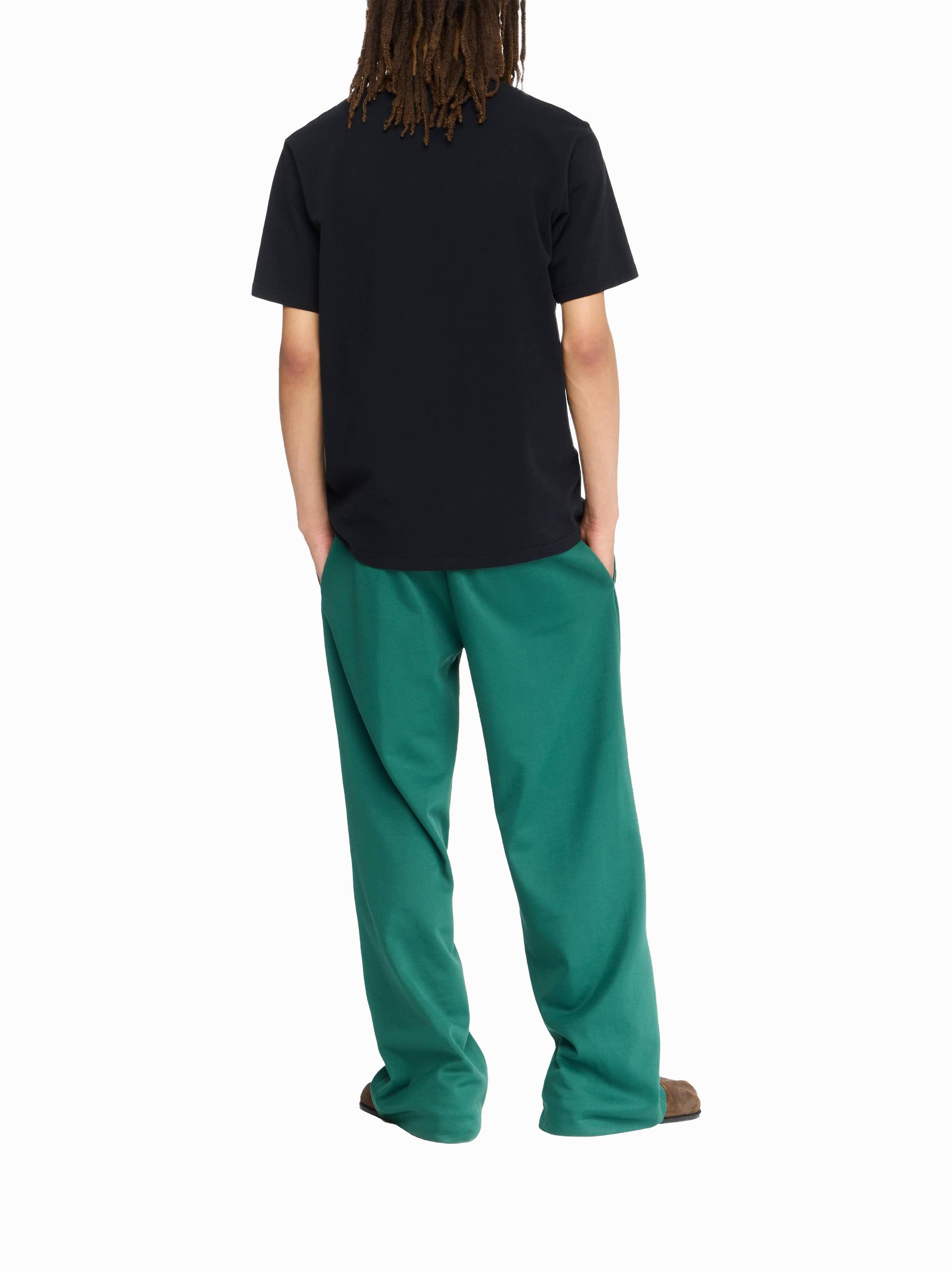 Pantalon De Sport À Plis - Dark Green