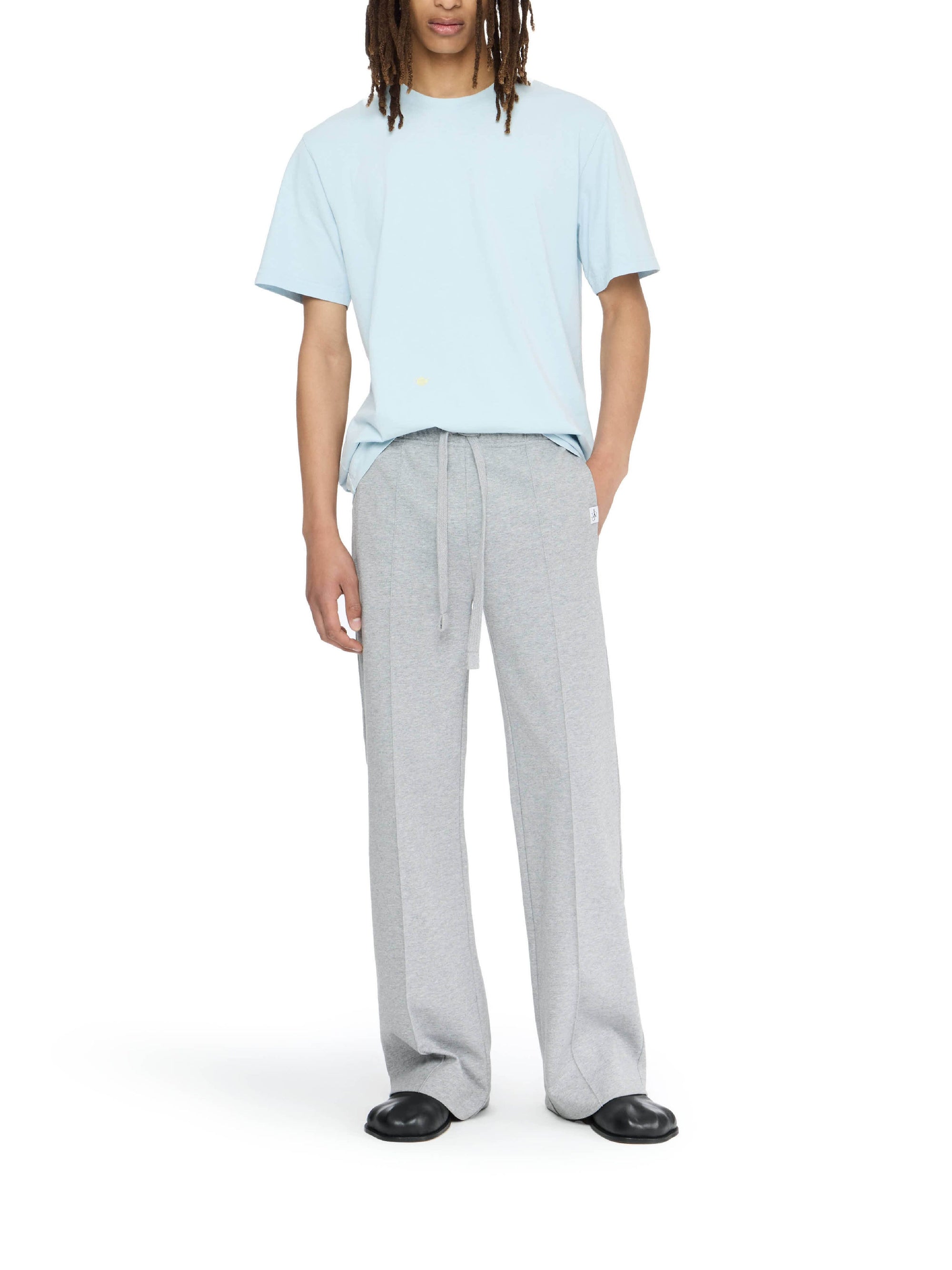 Pantalon de survêtement à plis - Grey Melange