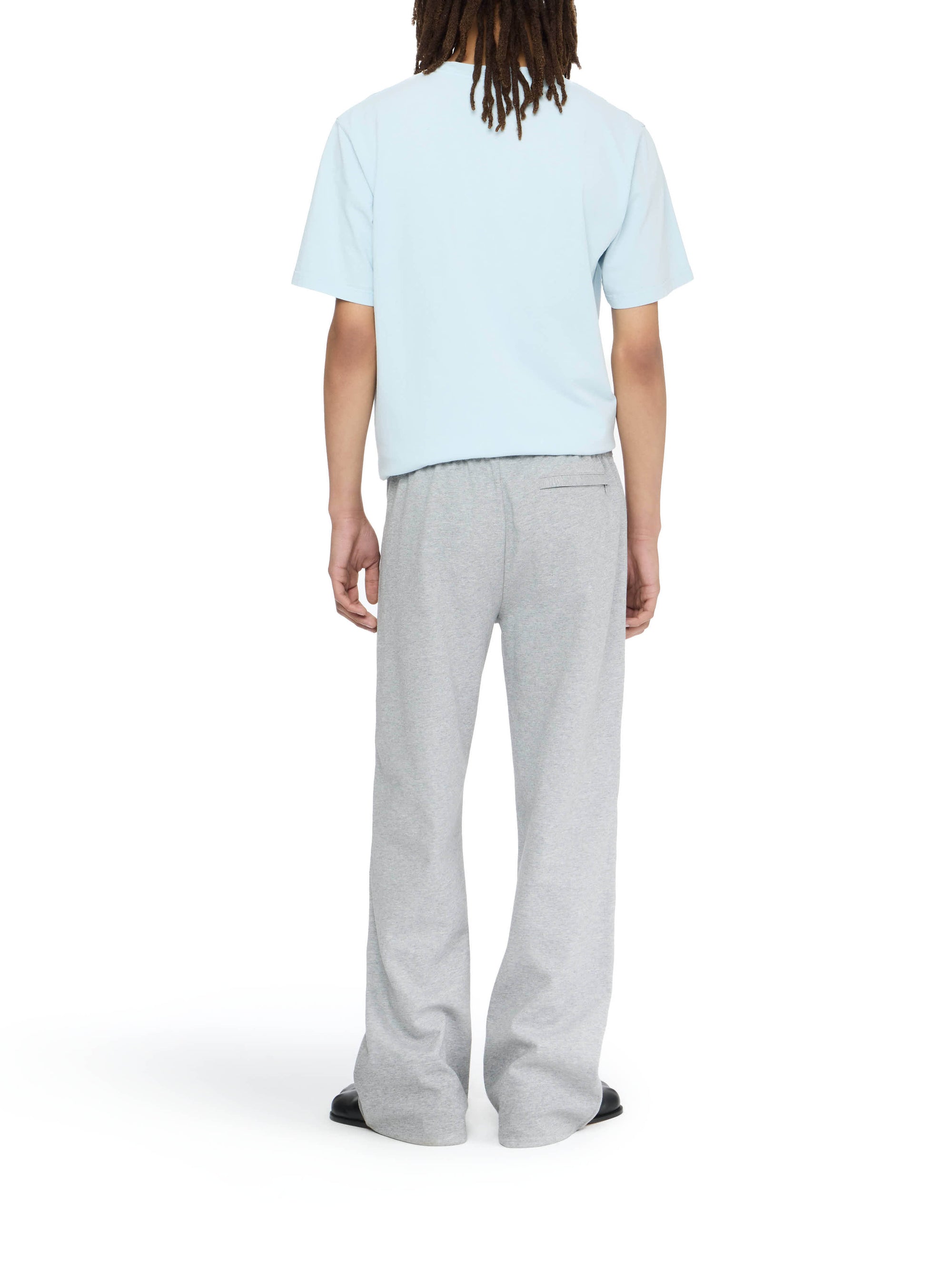 Pantalon De Sport À Plis - Grey Melange