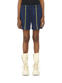 Short À Coutures Contrastées - Dark Navy