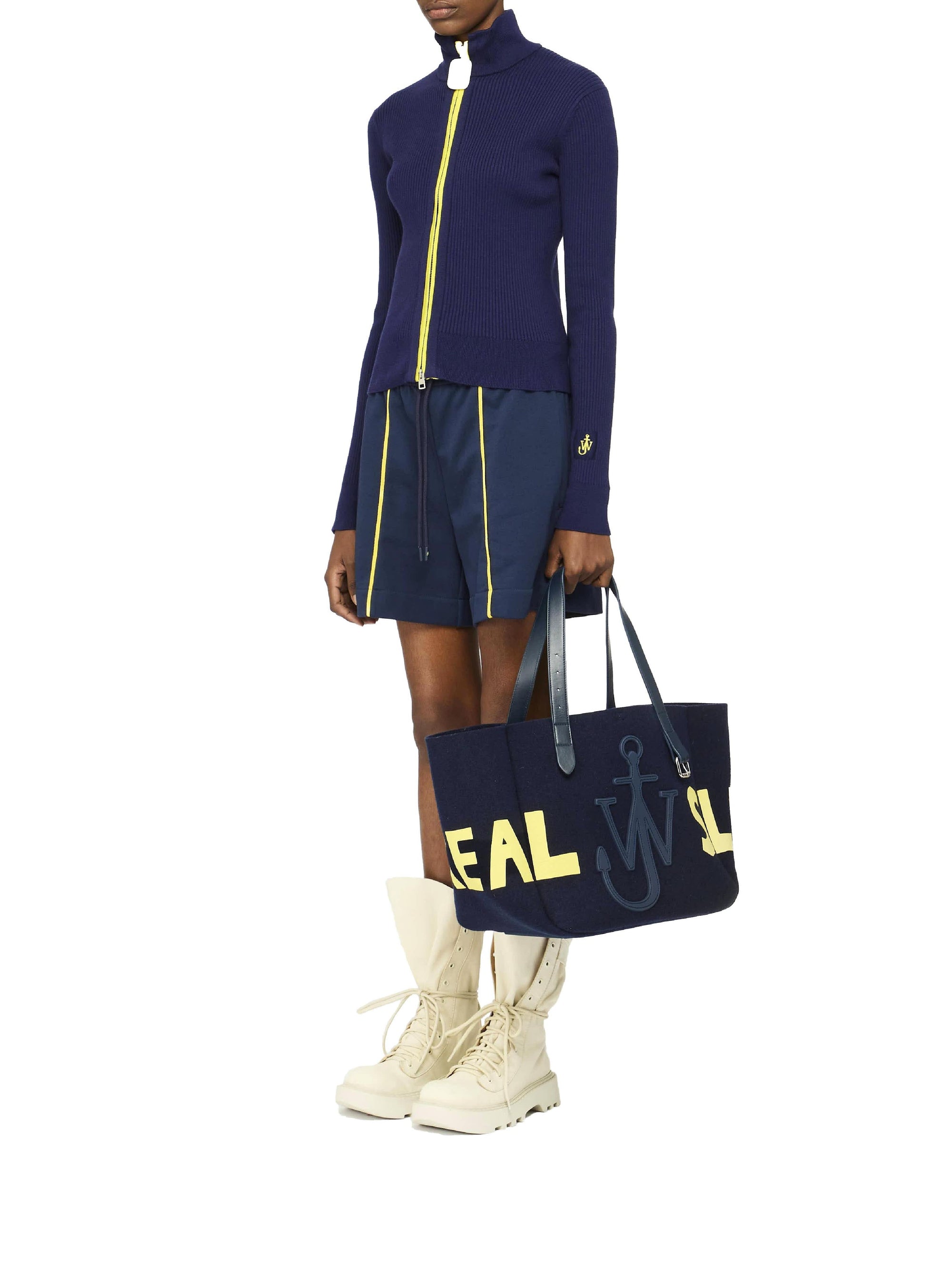 Short à coutures contrastées - Dark Navy