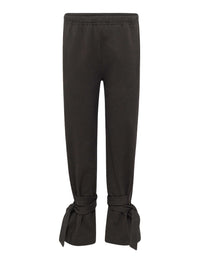 Pantalon De Jogging À Noeud - Dark Brown Melange