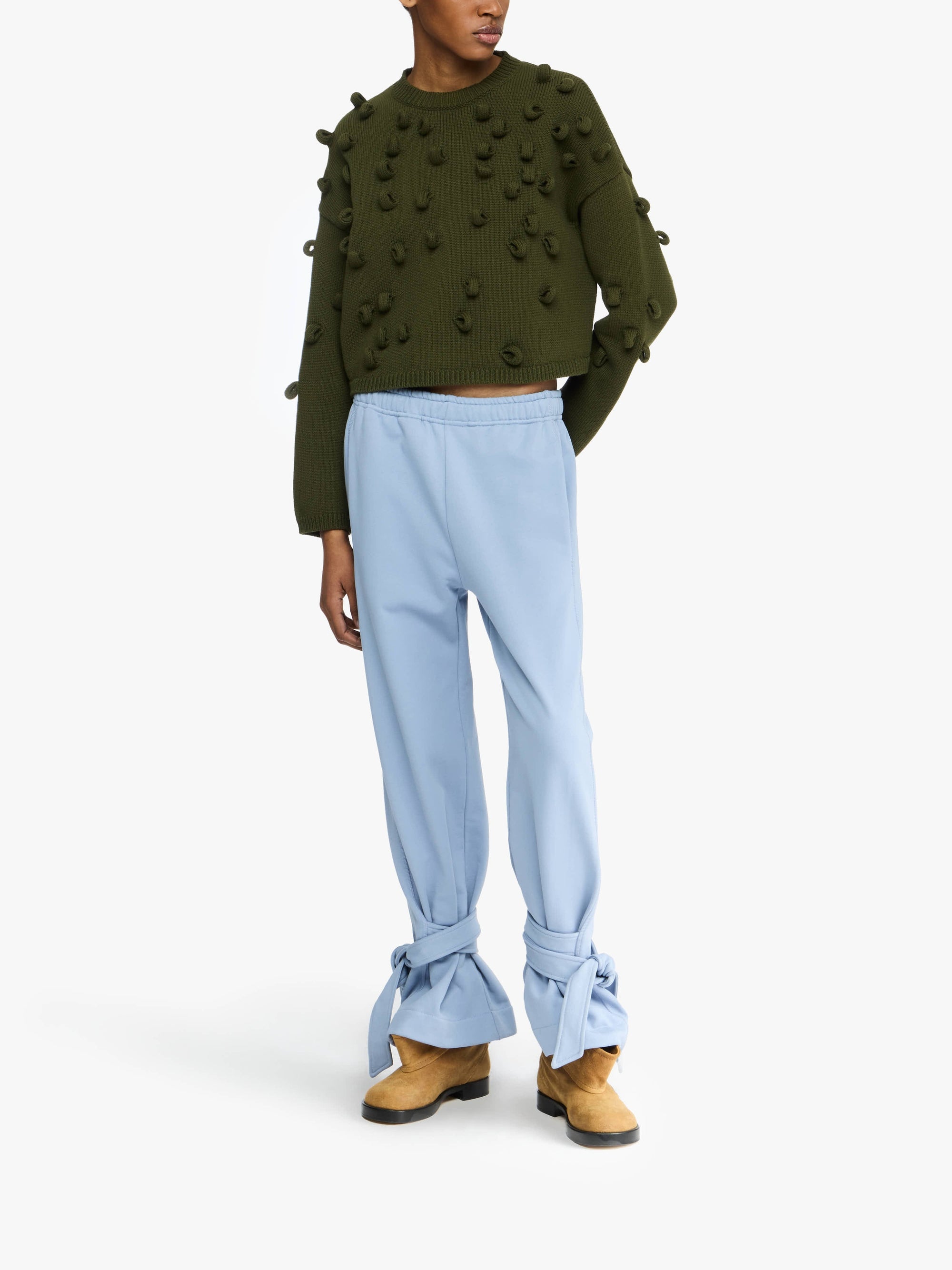 Pantalon De Jogging À Noeud - Steel Blue