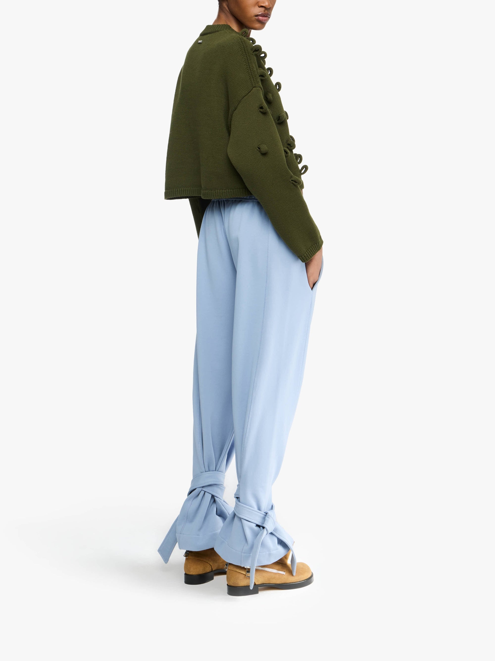 Pantalon De Jogging À Noeud - Steel Blue