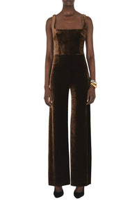 Vesper Jumpsuit - Chocolate