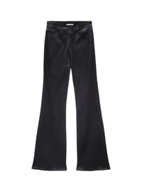 Pantalon Jetset Flare en denim - Noir Coated
