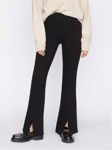 THE JETSET FLARE FRONT SLITSHEEN NOIR