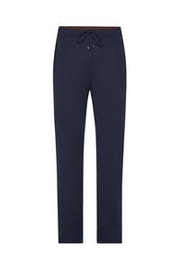 Pantalon de survêtement à taille élastiquée en laine - Bleu