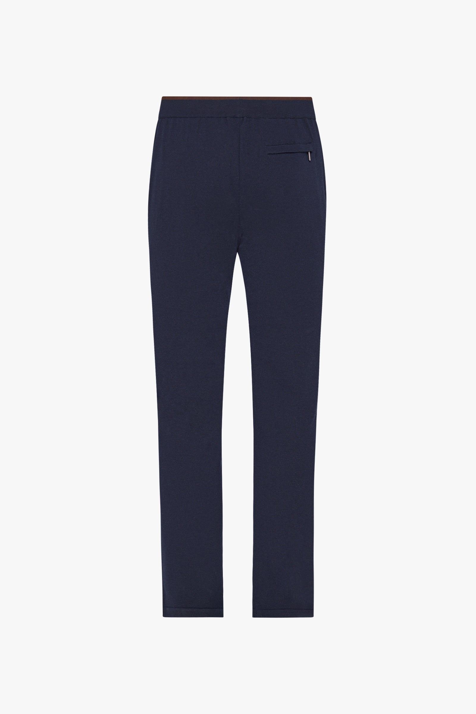Pantalon de survêtement à taille élastiquée en laine - Bleu