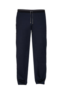 Pantalon de survêtement en soie mélangée - Bleu