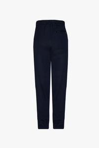 Pantalon de survêtement à poches en soie - Dark Navy