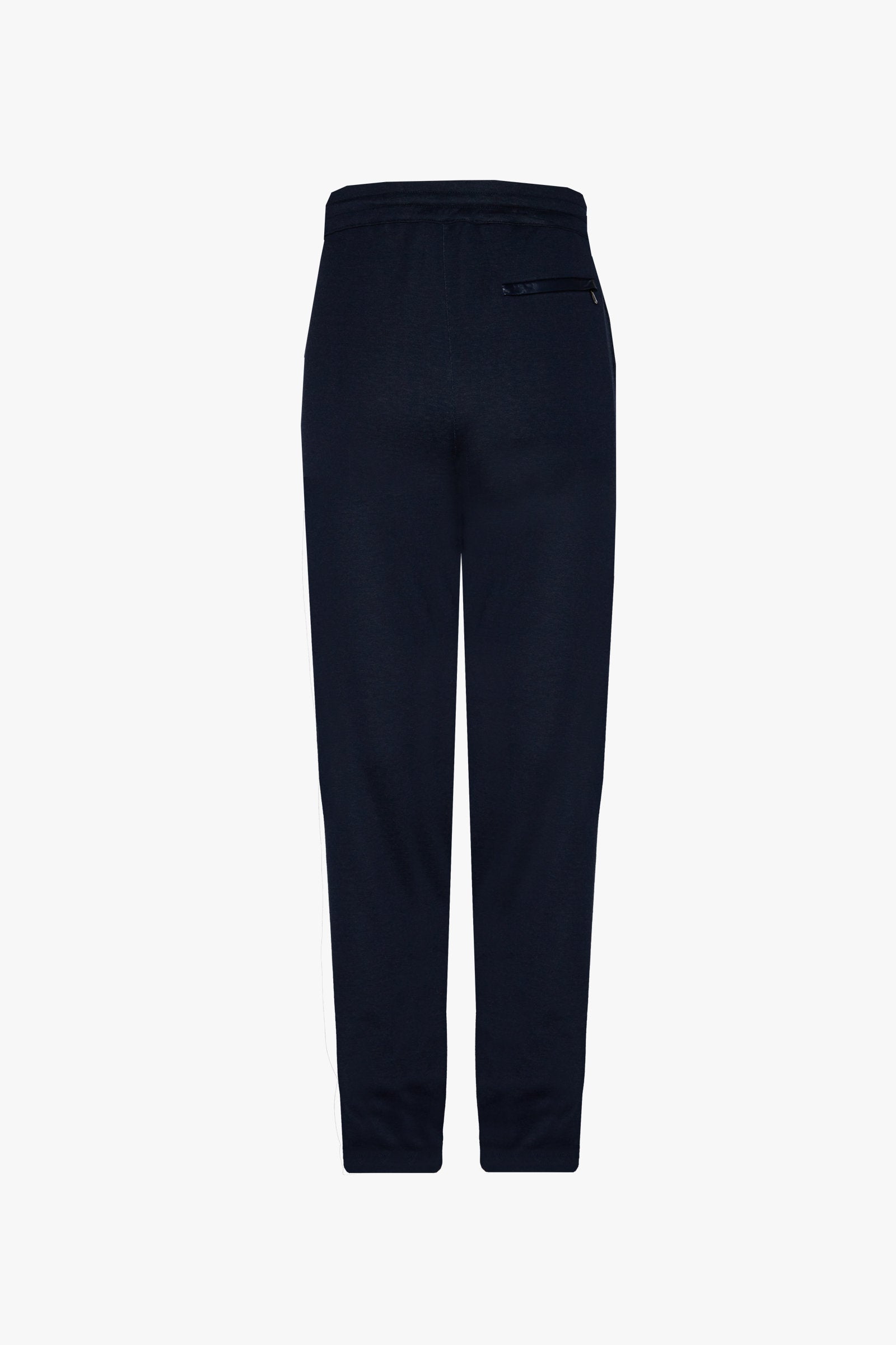Pantalon de survêtement à poches en soie - Dark Navy
