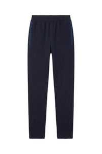 Straight-leg tracksuit bottoms - Navy Blue
