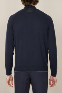 Cardigan zippé en cachemire - Dark Navy
