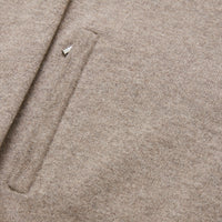 Cardigan zippé à col montant en cachemire - Taupe
