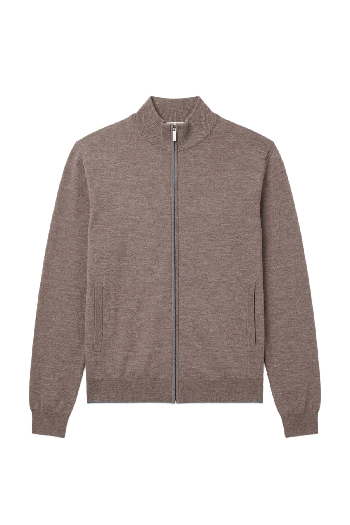 Cardigan à col montant et fermeture éclair en cachemire - Alpaca