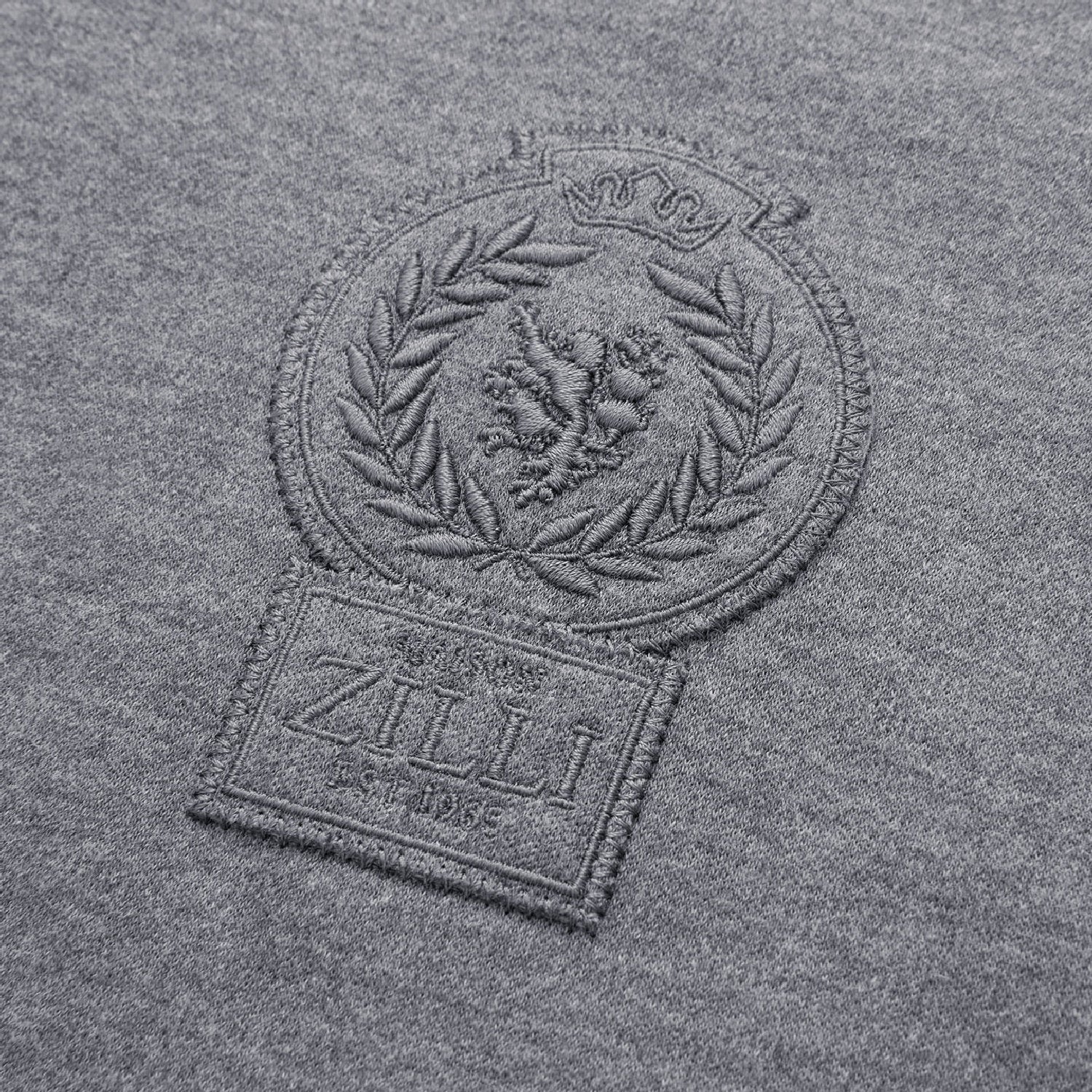 Track suit with embroidered badge - Grey