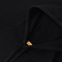 Sweat à capuche avec logo en laine - Noir