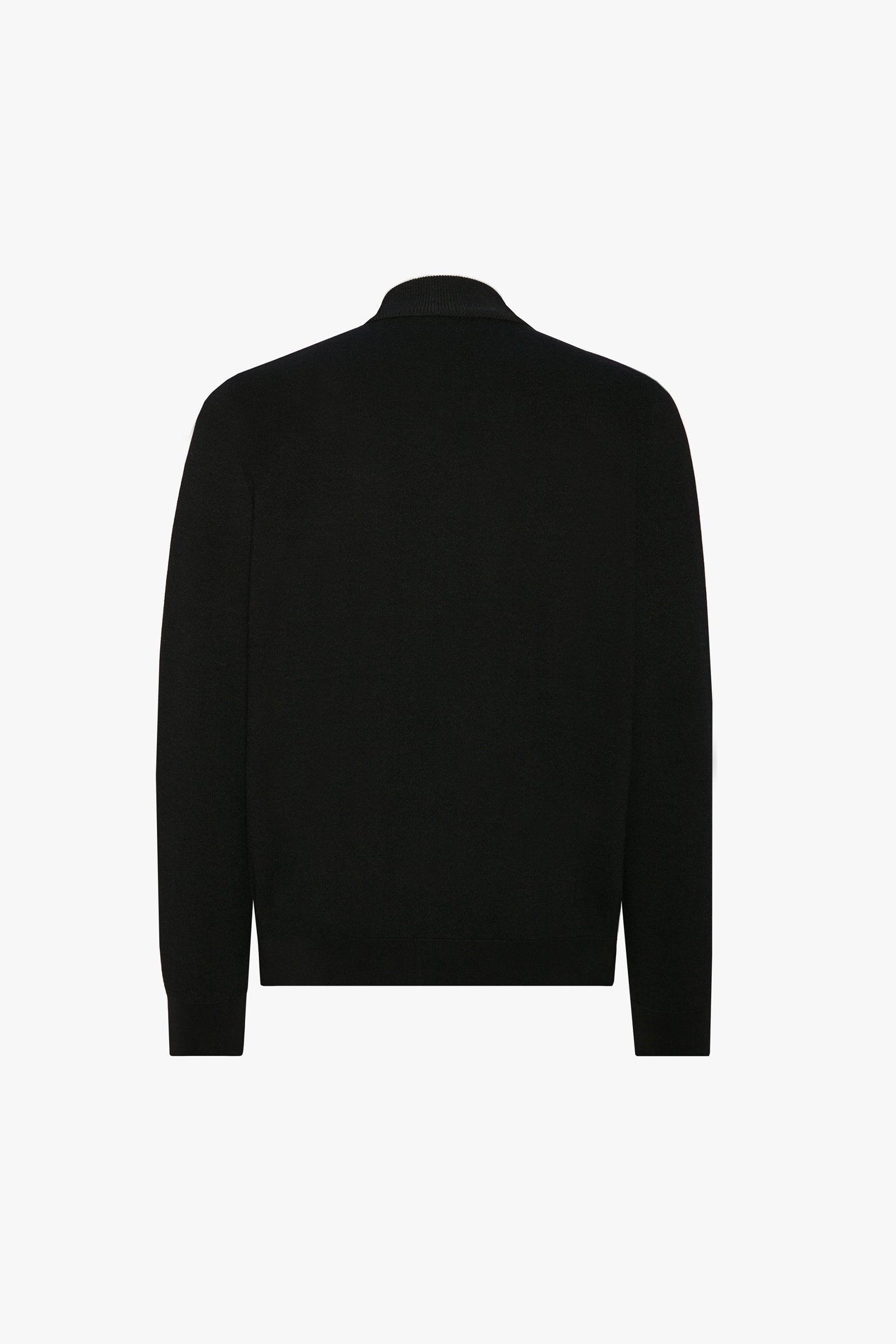 Gilet à motif ton sur ton en soie - Black