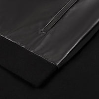 Sweat à capuche avec empiècements - Noir