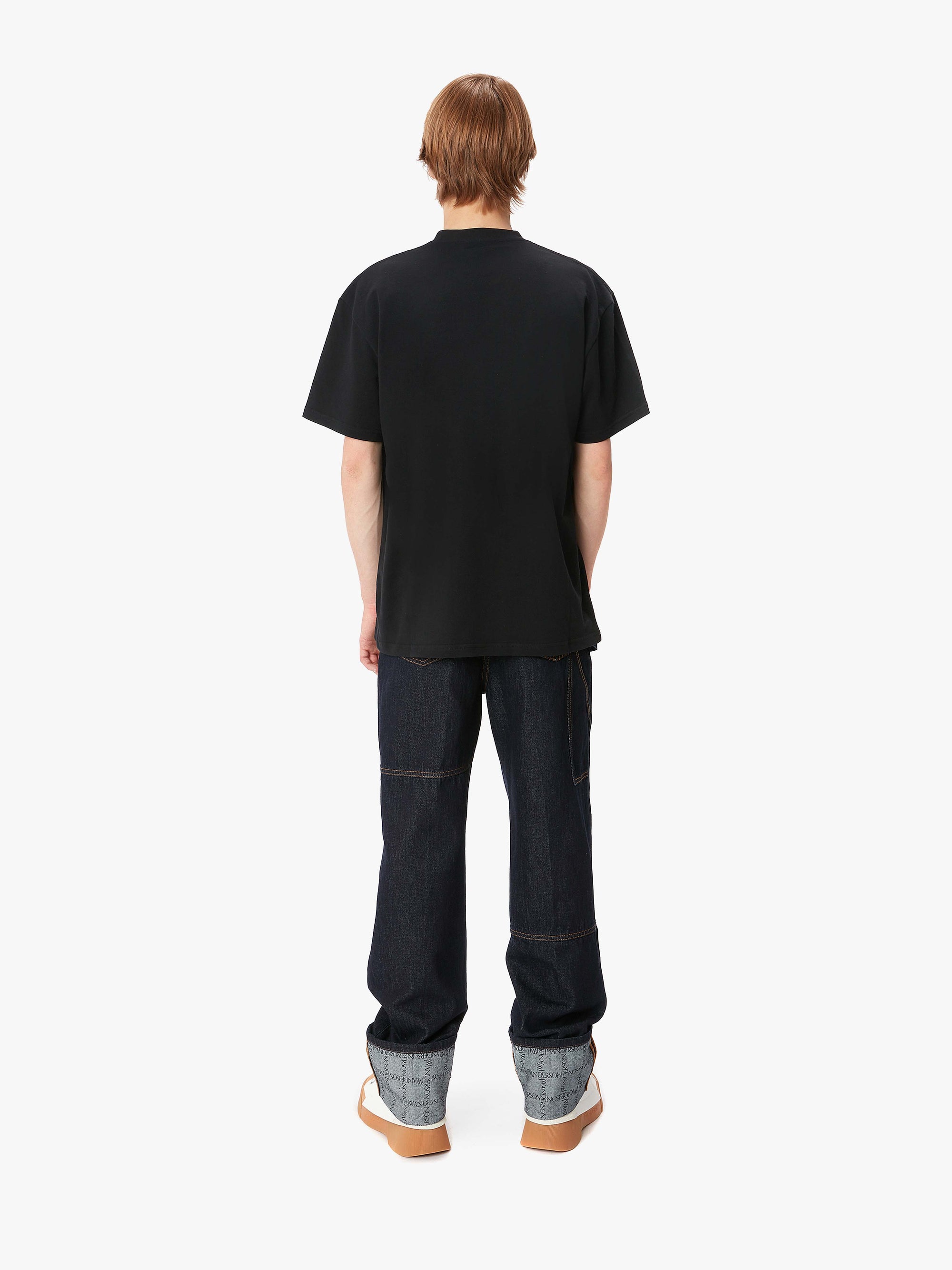 T-Shirt Avec Patch Ancres - Black
