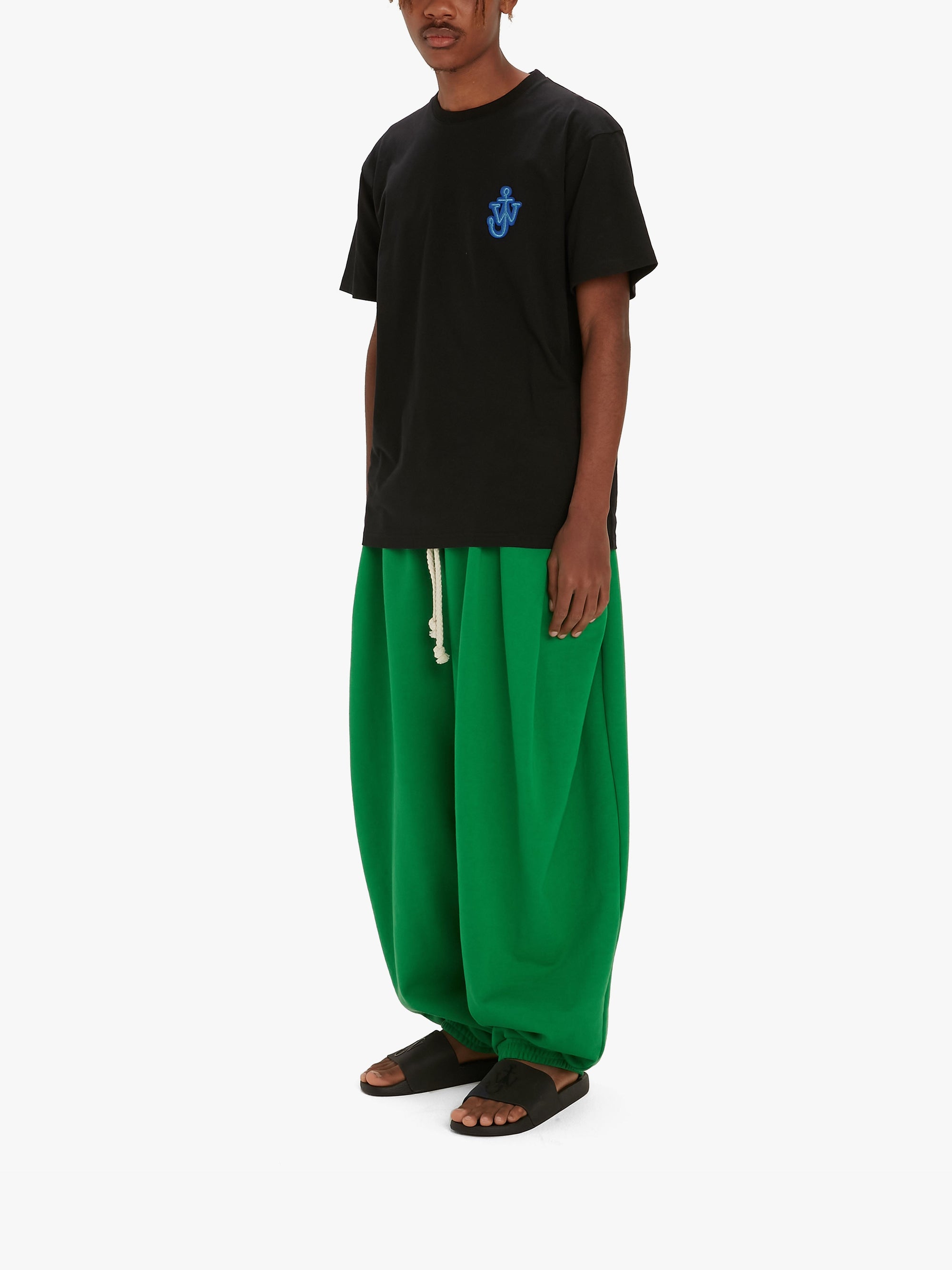 T-Shirt Avec Patch Ancres - Black