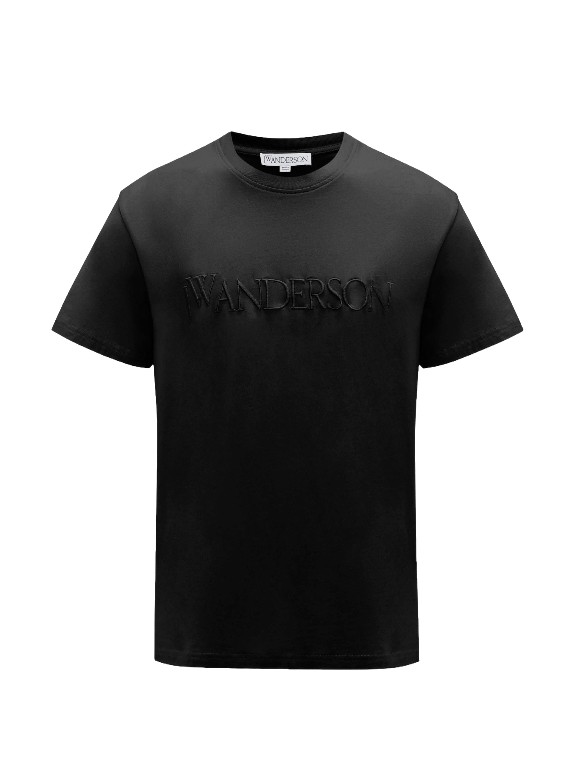 T-Shirt Avec Logo Brodé - Black