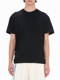 T-Shirt Avec Logo Brodé - Black
