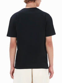 T-Shirt Avec Logo Brodé - Black