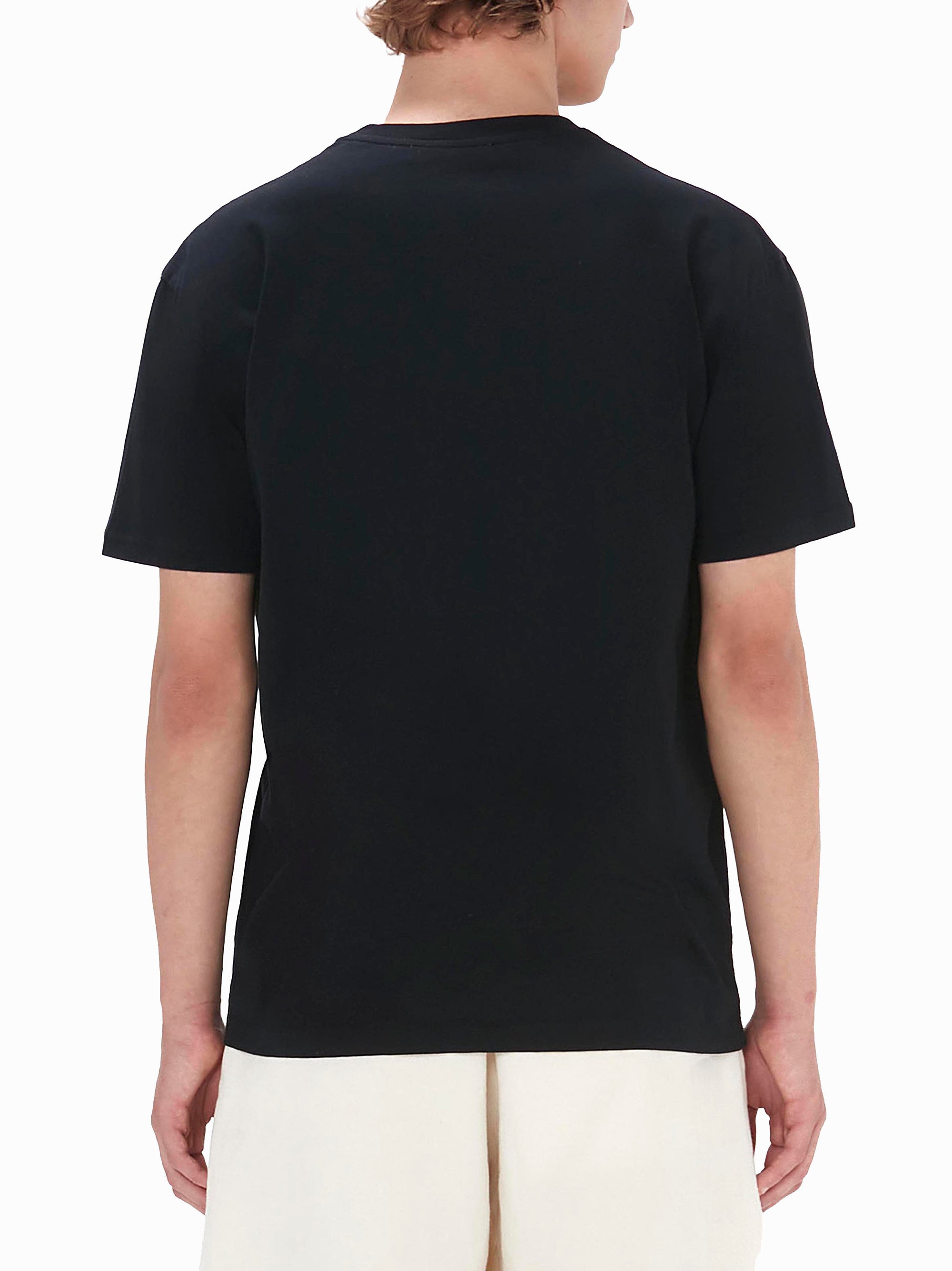 T-Shirt Avec Logo Brodé - Black