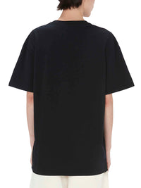 T-Shirt Avec Logo Brodé - Black
