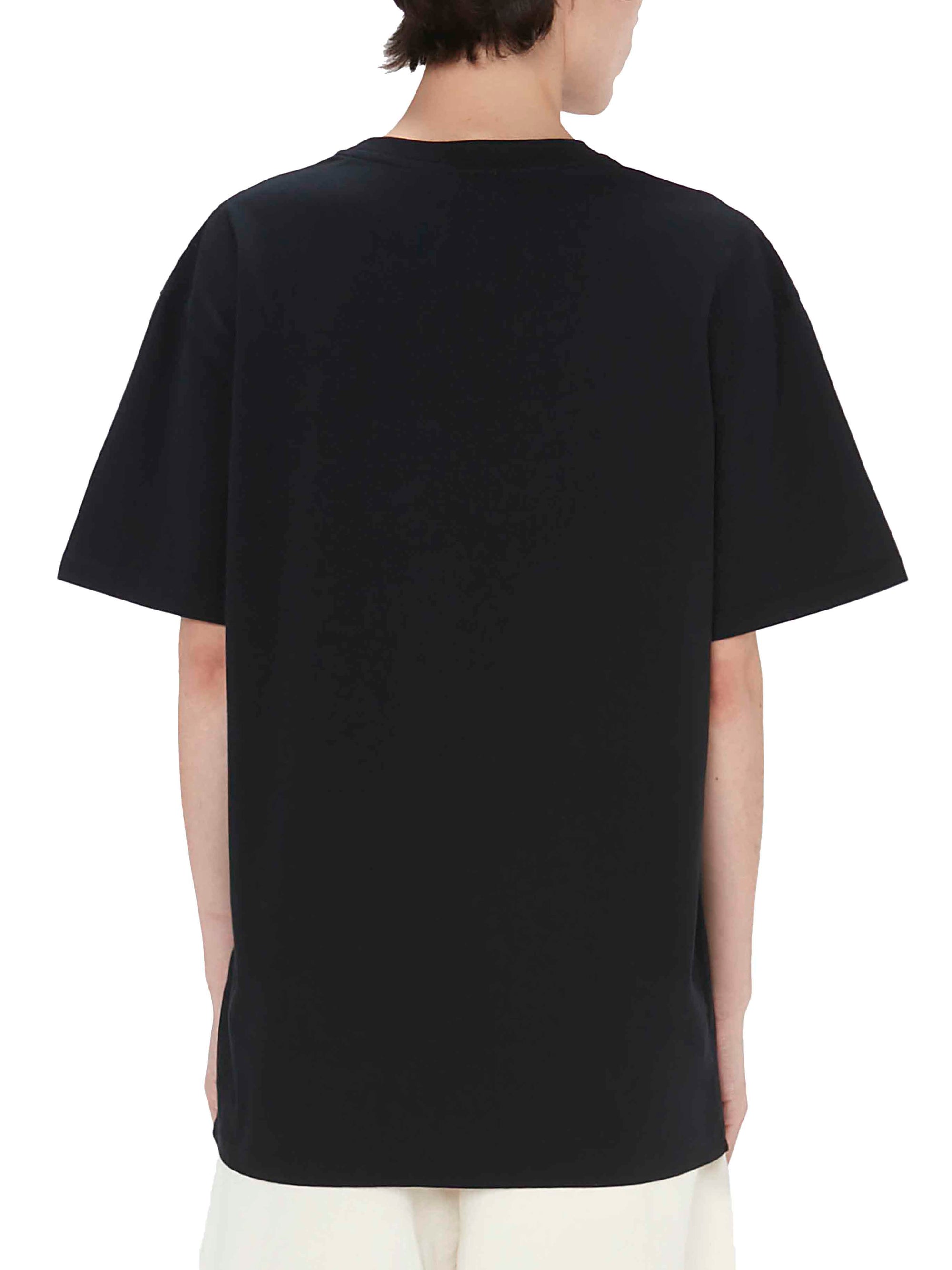 T-Shirt Avec Logo Brodé - Black